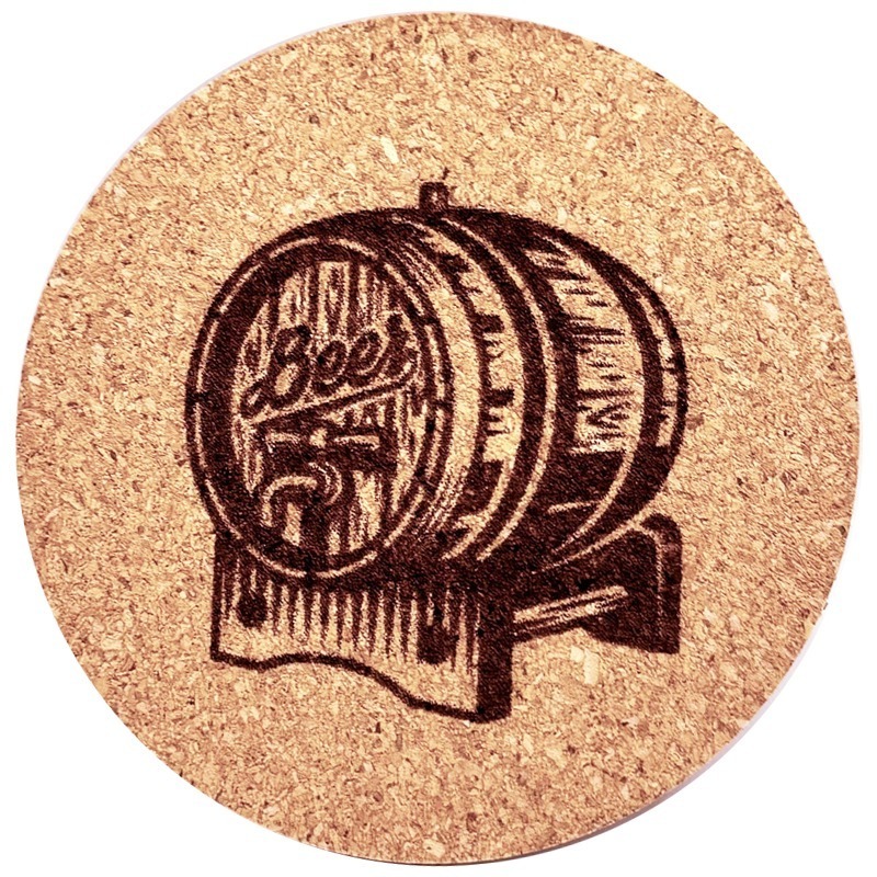 【軟木杯墊】開店小禮品 (啤酒∣Beer∣居酒屋) 杯墊 客製化禮品 小禮物 活動贈品 客製化贈品 生日禮物 訂製禮品-規格圖4