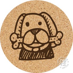 【軟木杯墊】活動贈品 (寵物∣狗 dog) 開店禮物 客製化贈品 小禮品 杯墊 婚禮小物 客製化贈品 生日禮物 記念品-細節圖7