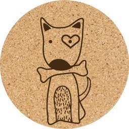 【軟木杯墊】活動贈品 (寵物∣狗 dog) 開店禮物 客製化贈品 小禮品 杯墊 婚禮小物 客製化贈品 生日禮物 記念品-規格圖7