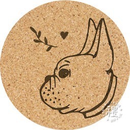 【軟木杯墊】活動贈品 (寵物∣狗 dog) 開店禮物 客製化贈品 小禮品 杯墊 婚禮小物 客製化贈品 生日禮物 記念品-規格圖7