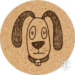 【軟木杯墊】活動贈品 (寵物∣狗 dog) 開店禮物 客製化贈品 小禮品 杯墊 婚禮小物 客製化贈品 生日禮物 記念品-規格圖7