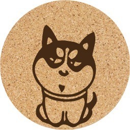 【軟木杯墊】活動贈品 (寵物∣狗 dog) 開店禮物 客製化贈品 小禮品 杯墊 婚禮小物 客製化贈品 生日禮物 記念品-規格圖7