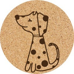 【軟木杯墊】活動贈品 (寵物∣狗 dog) 開店禮物 客製化贈品 小禮品 杯墊 婚禮小物 客製化贈品 生日禮物 記念品-規格圖7