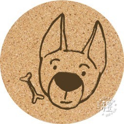 【軟木杯墊】活動贈品 (寵物∣狗 dog) 開店禮物 客製化贈品 小禮品 杯墊 婚禮小物 客製化贈品 生日禮物 記念品-規格圖7