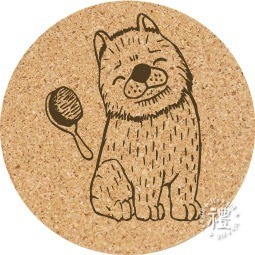 【軟木杯墊】活動贈品 (寵物∣狗 dog) 開店禮物 客製化贈品 小禮品 杯墊 婚禮小物 客製化贈品 生日禮物 記念品-規格圖7