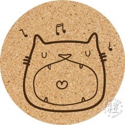 【軟木杯墊】活動贈品 (寵物∣貓 CAT) 開店禮物 客製化贈品 小禮品 杯墊 婚禮小物 客製化贈品 生日禮物 記念品-細節圖5