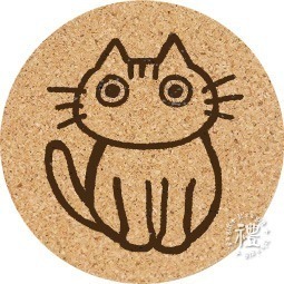 【軟木杯墊】活動贈品 (寵物∣貓 CAT) 開店禮物 客製化贈品 小禮品 杯墊 婚禮小物 客製化贈品 生日禮物 記念品-規格圖6