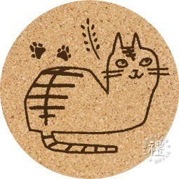【軟木杯墊】活動贈品 (寵物∣貓 CAT) 開店禮物 客製化贈品 小禮品 杯墊 婚禮小物 客製化贈品 生日禮物 記念品-規格圖6