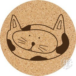 【軟木杯墊】活動贈品 (寵物∣貓 CAT) 開店禮物 客製化贈品 小禮品 杯墊 婚禮小物 客製化贈品 生日禮物 記念品-規格圖6