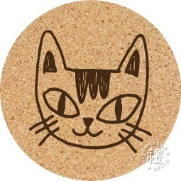 【軟木杯墊】活動贈品 (寵物∣貓 CAT) 開店禮物 客製化贈品 小禮品 杯墊 婚禮小物 客製化贈品 生日禮物 記念品-規格圖6