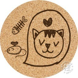 【軟木杯墊】活動贈品 (寵物∣貓 CAT) 開店禮物 客製化贈品 小禮品 杯墊 婚禮小物 客製化贈品 生日禮物 記念品-規格圖6