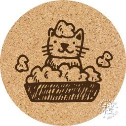 【軟木杯墊】活動贈品 (寵物∣貓 CAT) 開店禮物 客製化贈品 小禮品 杯墊 婚禮小物 客製化贈品 生日禮物 記念品-規格圖6