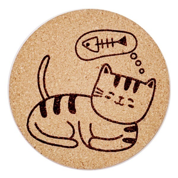 【軟木杯墊】活動贈品 (寵物∣貓 CAT) 開店禮物 客製化贈品 小禮品 杯墊 婚禮小物 客製化贈品 生日禮物 記念品-規格圖6