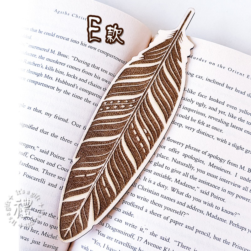 【書簽】原木 復古羽毛 客製贈品 活動禮品 文創 人名/地點/坐位標記 木牌子 名牌 波西米亞 標示牌 浪漫婚禮禮品-規格圖9