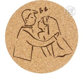 【文創杯墊】婚禮小禮品 杯墊 (婚禮∣Wedding) 客製化禮品 軟木杯墊 小禮物 活動贈品 客製化贈品 訂製禮品-規格圖6