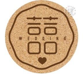 【文創杯墊】婚禮小禮品 杯墊 (婚禮∣Wedding) 客製化禮品 軟木杯墊 小禮物 活動贈品 客製化贈品 訂製禮品-規格圖6