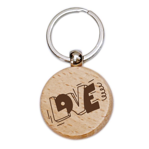 【原木鑰匙圈】婚禮小禮品 文創鑰匙圈 (婚禮∣愛情∣情人節)  客製化禮品 小禮物 活動贈品 開店禮品客製化贈品-規格圖6