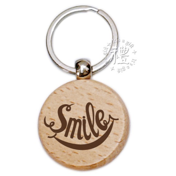 【文創鑰匙圈】(表情) 原木鑰匙圈 婚禮小禮品 開店禮品 客製化禮品 小禮物 活動贈品 客製化贈品 訂製禮品-細節圖6