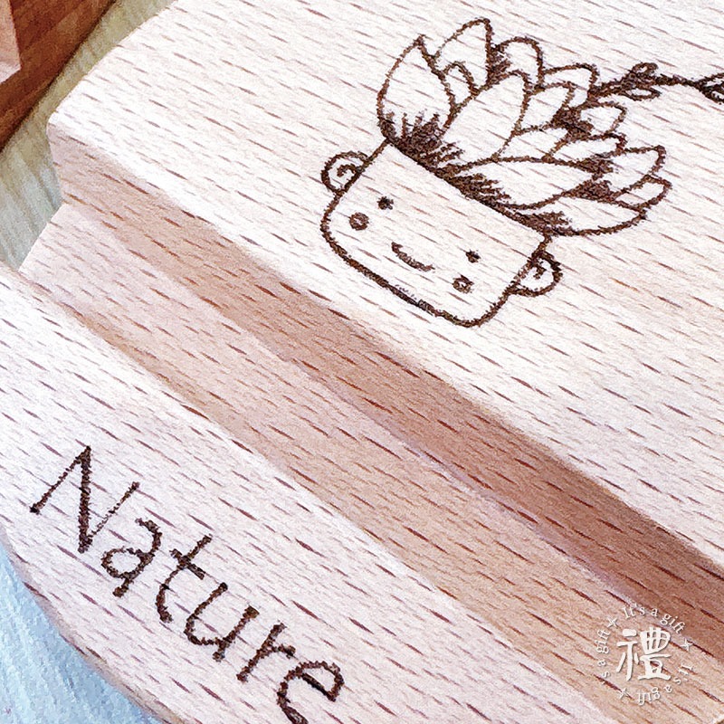 原木手機架 手機座 平板支架 圖文客製化 刻圖刻字 辦公小物 客製化禮品 小禮物 贈品 追劇小物 手機支架 婚禮小物-細節圖4