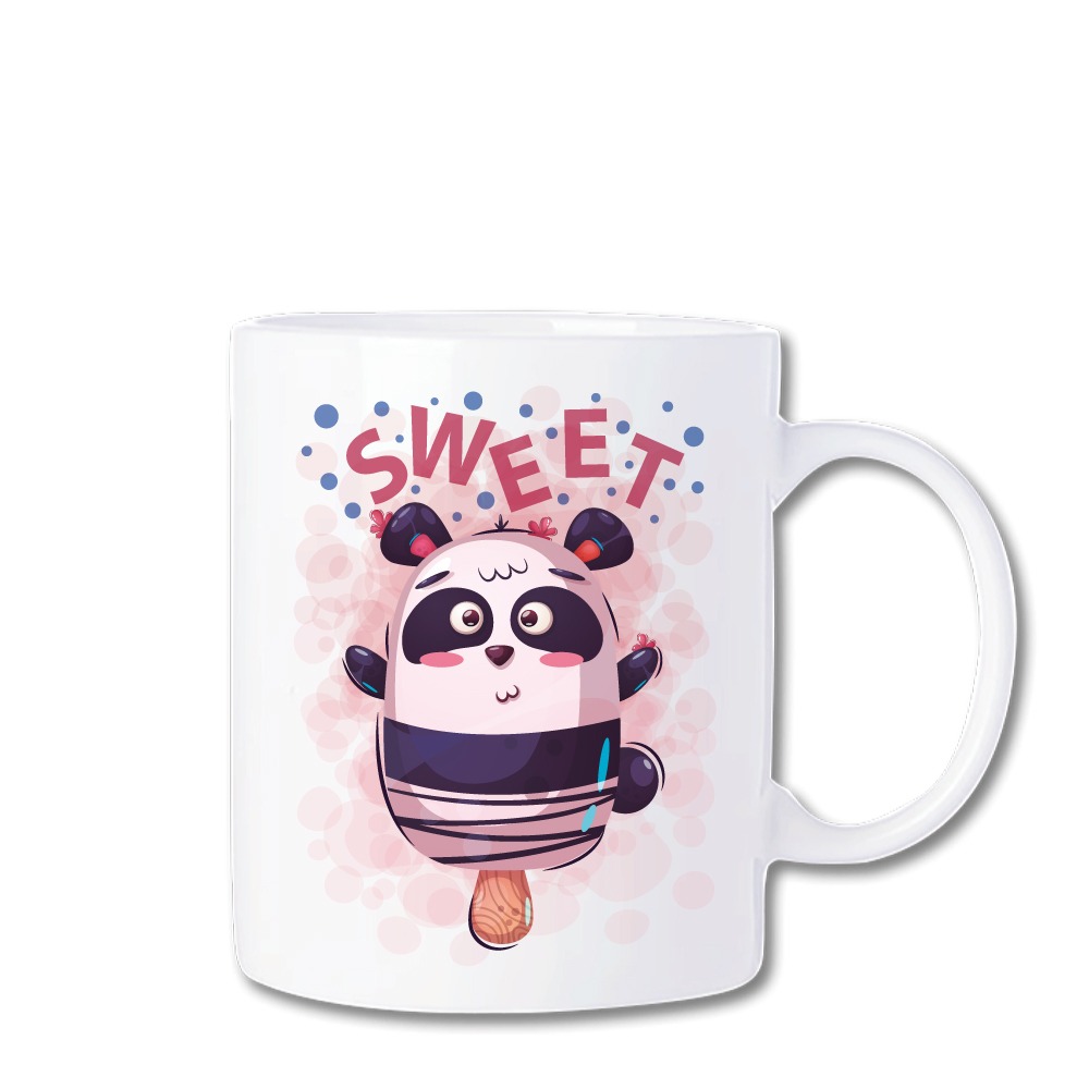馬克杯 330ml 【SWEET 熊貓杯】 (送杯墊)-細節圖2