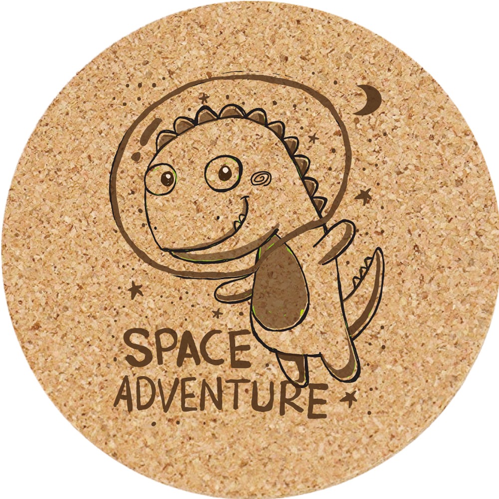 馬克杯 330ml 【SPACE 小恐龍】 (送杯墊)-細節圖4