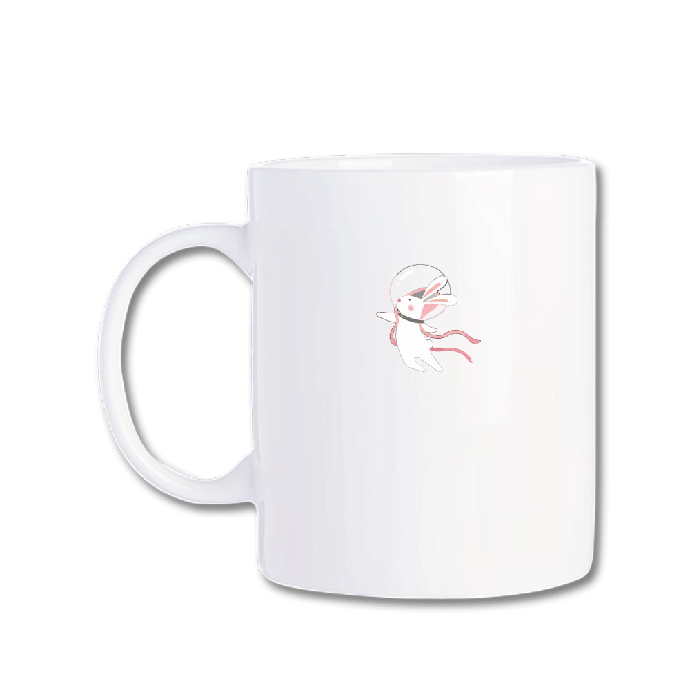 馬克杯 330ml 【中秋系列 兔兔奔月】 (送杯墊)-細節圖3