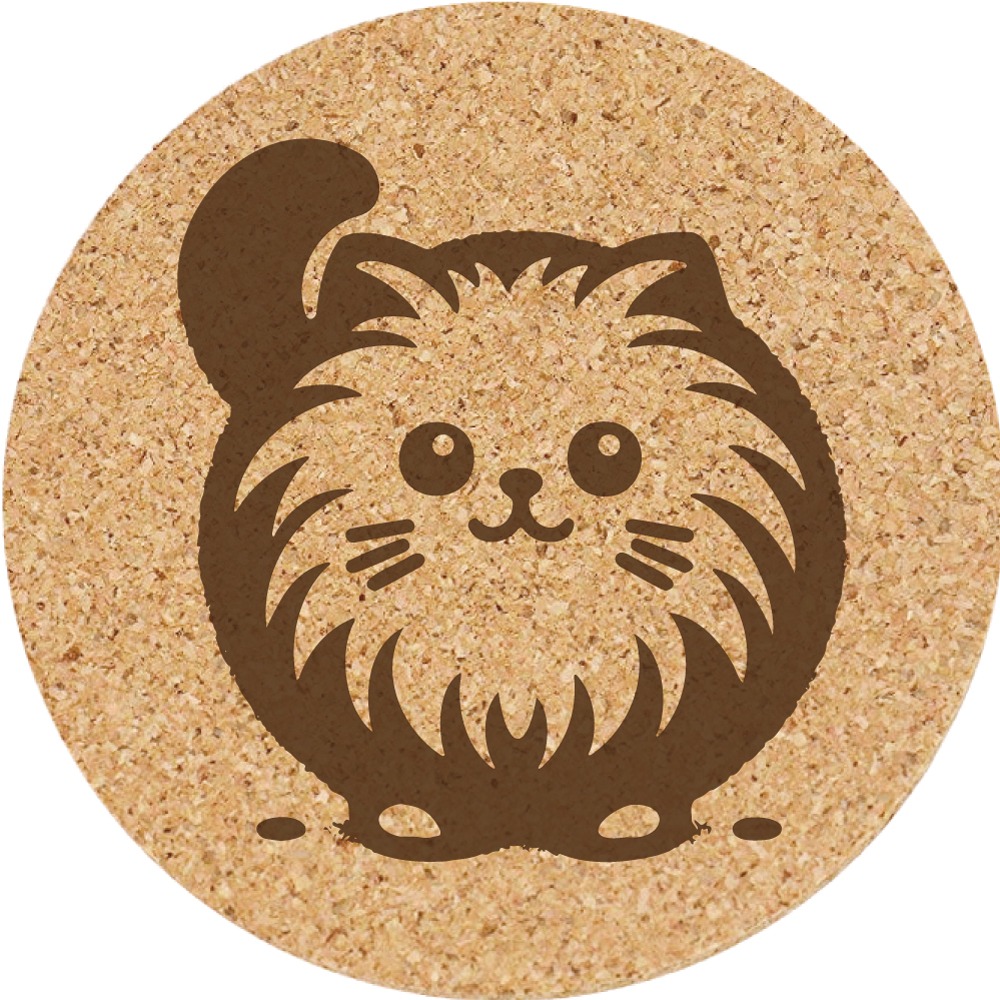 【軟木杯墊】活動贈品 (寵物∣貓 CAT) 開店禮物 客製化贈品 小禮品 杯墊 婚禮小物 客製化贈品 生日禮物 記念品-規格圖5