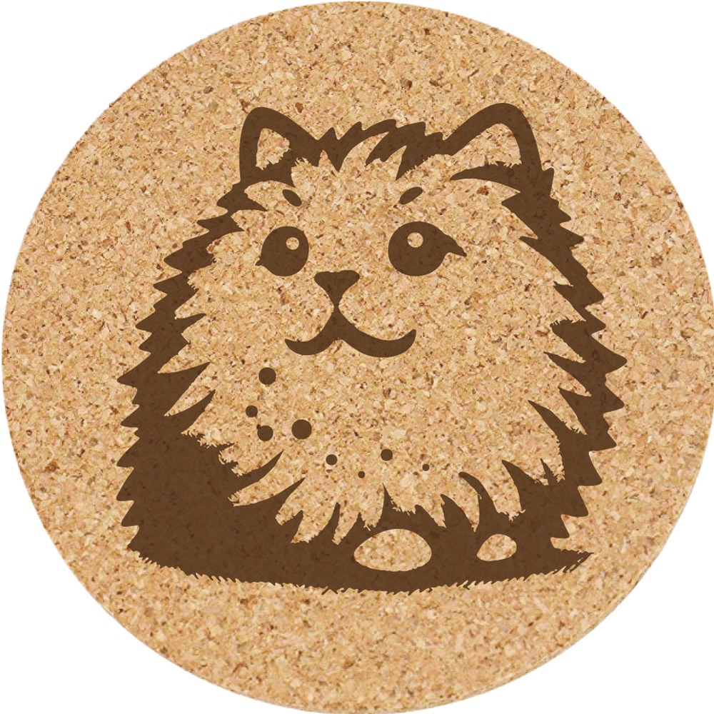 【軟木杯墊】活動贈品 (寵物∣貓 CAT) 開店禮物 客製化贈品 小禮品 杯墊 婚禮小物 客製化贈品 生日禮物 記念品-規格圖5