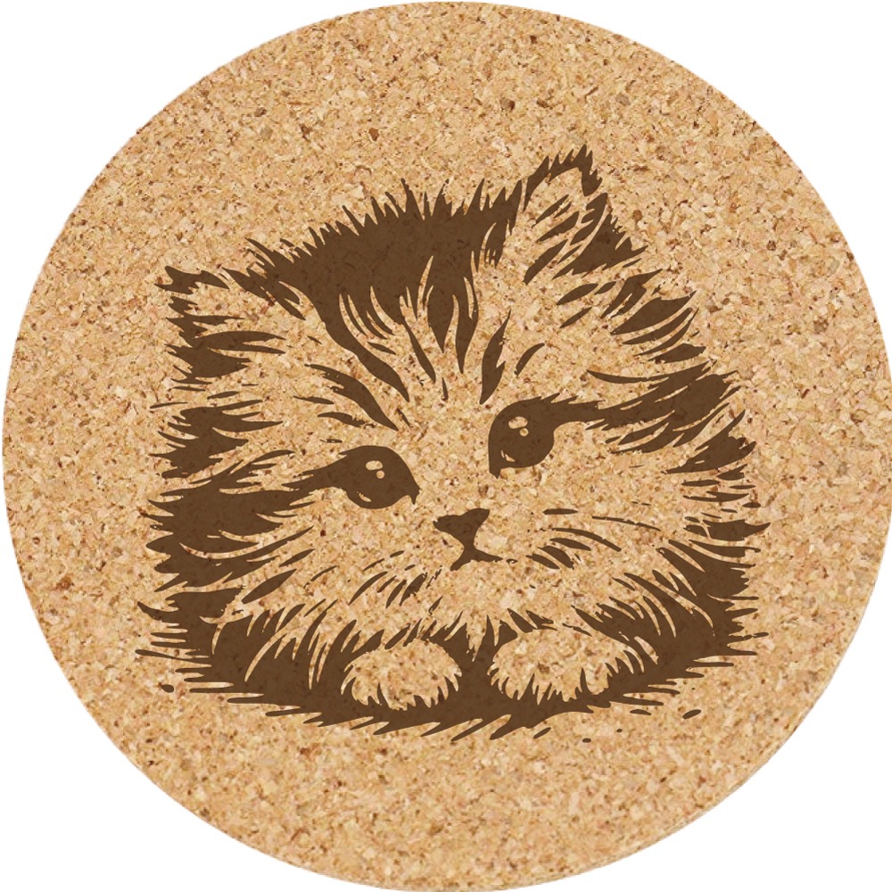 【軟木杯墊】活動贈品 (寵物∣貓 CAT) 開店禮物 客製化贈品 小禮品 杯墊 婚禮小物 客製化贈品 生日禮物 記念品-規格圖5