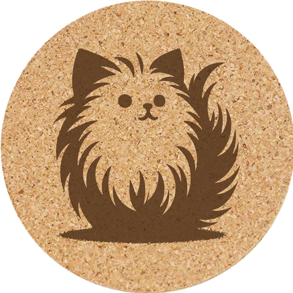 【軟木杯墊】活動贈品 (寵物∣貓 CAT) 開店禮物 客製化贈品 小禮品 杯墊 婚禮小物 客製化贈品 生日禮物 記念品-規格圖5