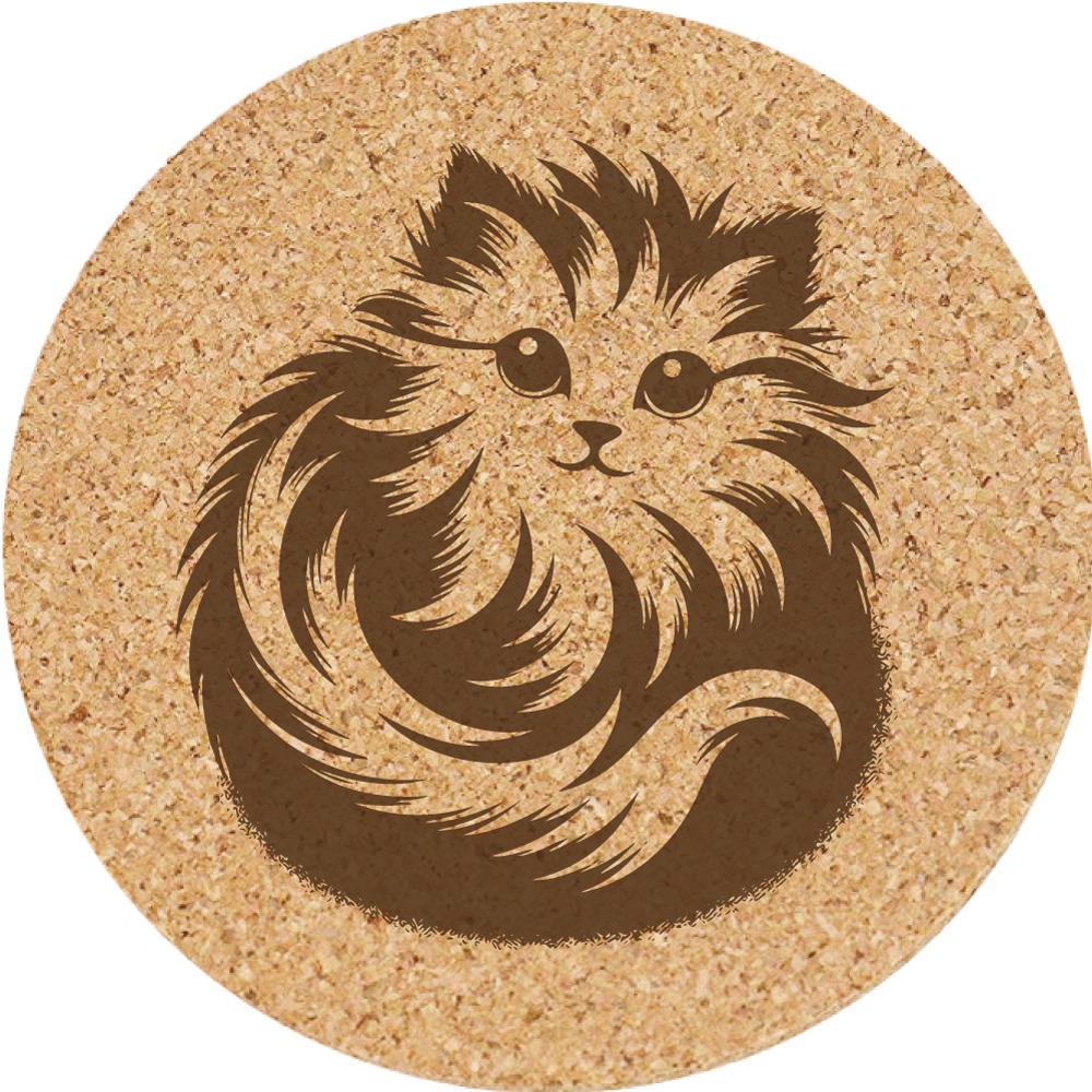 【軟木杯墊】活動贈品 (寵物∣貓 CAT) 開店禮物 客製化贈品 小禮品 杯墊 婚禮小物 客製化贈品 生日禮物 記念品-規格圖5