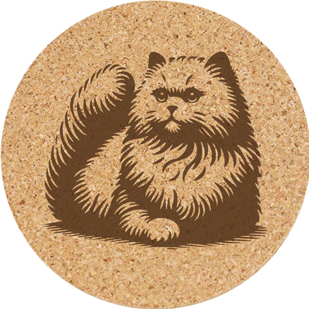 【軟木杯墊】活動贈品 (寵物∣貓 CAT) 開店禮物 客製化贈品 小禮品 杯墊 婚禮小物 客製化贈品 生日禮物 記念品-規格圖5