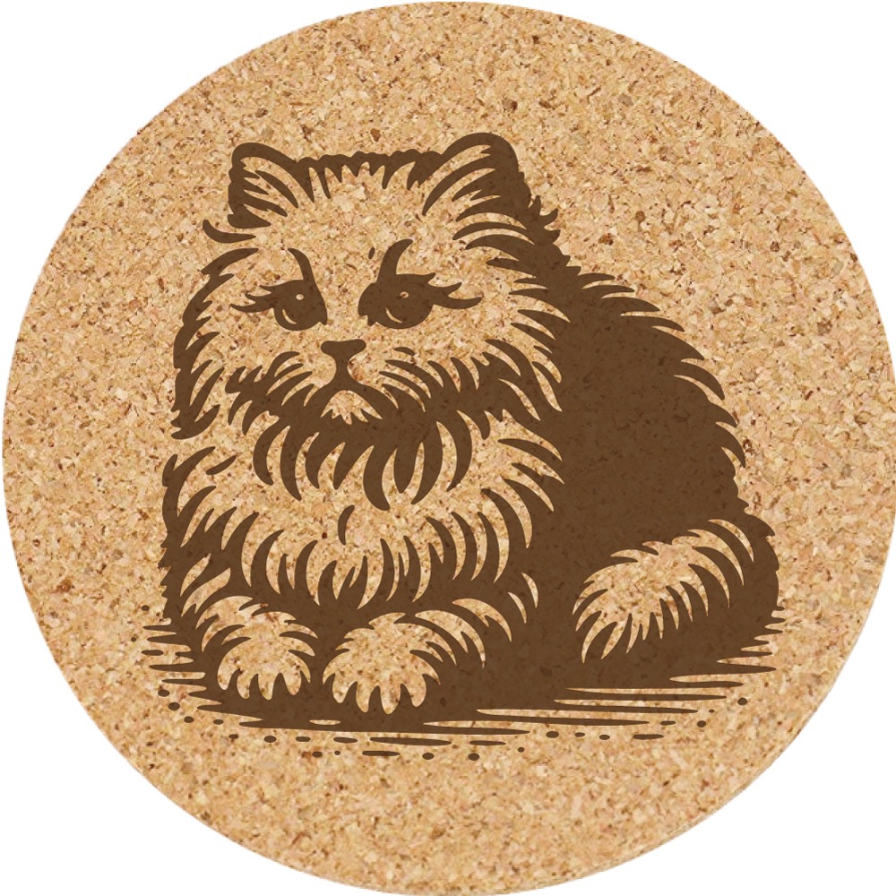 【軟木杯墊】活動贈品 (寵物∣貓 CAT) 開店禮物 客製化贈品 小禮品 杯墊 婚禮小物 客製化贈品 生日禮物 記念品-規格圖5