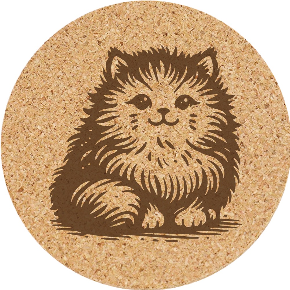 【軟木杯墊】活動贈品 (寵物∣貓 CAT) 開店禮物 客製化贈品 小禮品 杯墊 婚禮小物 客製化贈品 生日禮物 記念品-規格圖5