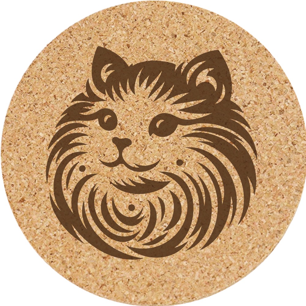 【軟木杯墊】活動贈品 (寵物∣貓 CAT) 開店禮物 客製化贈品 小禮品 杯墊 婚禮小物 客製化贈品 生日禮物 記念品-規格圖5