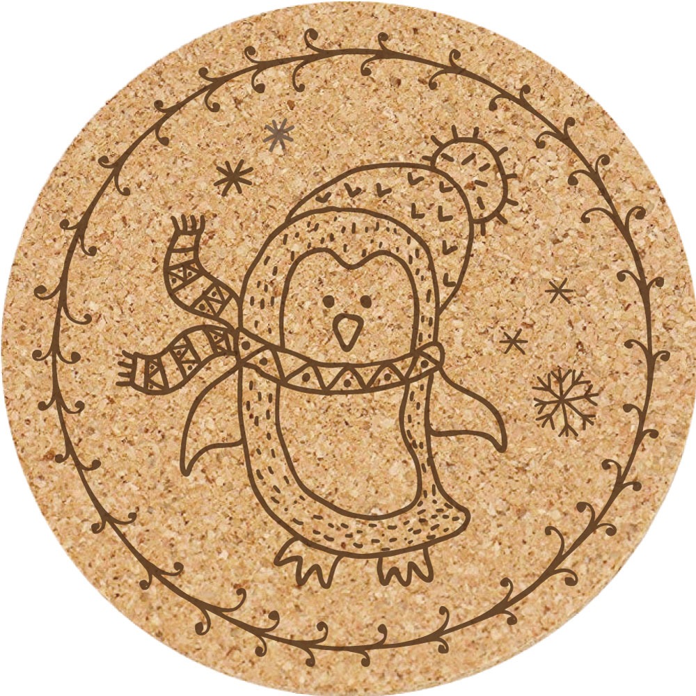 交換禮物【聖誕節】軟木杯墊 聖誕禮物 杯墊 客製化禮品 店來店禮 小禮物 活動贈品 生日禮物-規格圖5