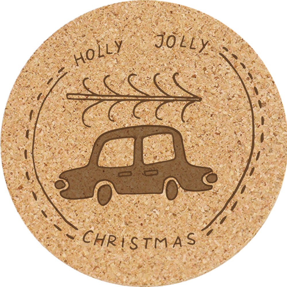 交換禮物【聖誕節】軟木杯墊 聖誕禮物 杯墊 客製化禮品 店來店禮 小禮物 活動贈品 生日禮物-規格圖5