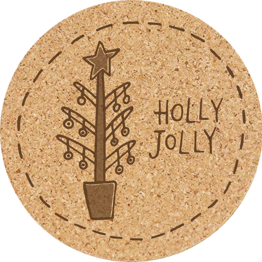 交換禮物【聖誕節】軟木杯墊 聖誕禮物 杯墊 客製化禮品 店來店禮 小禮物 活動贈品 生日禮物-規格圖5