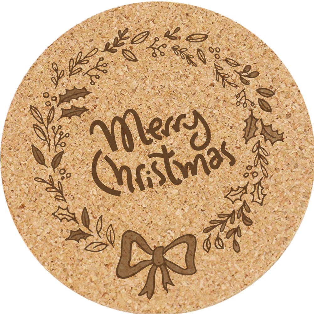 交換禮物【聖誕節】軟木杯墊 聖誕禮物 杯墊 客製化禮品 店來店禮 小禮物 活動贈品 生日禮物-規格圖5
