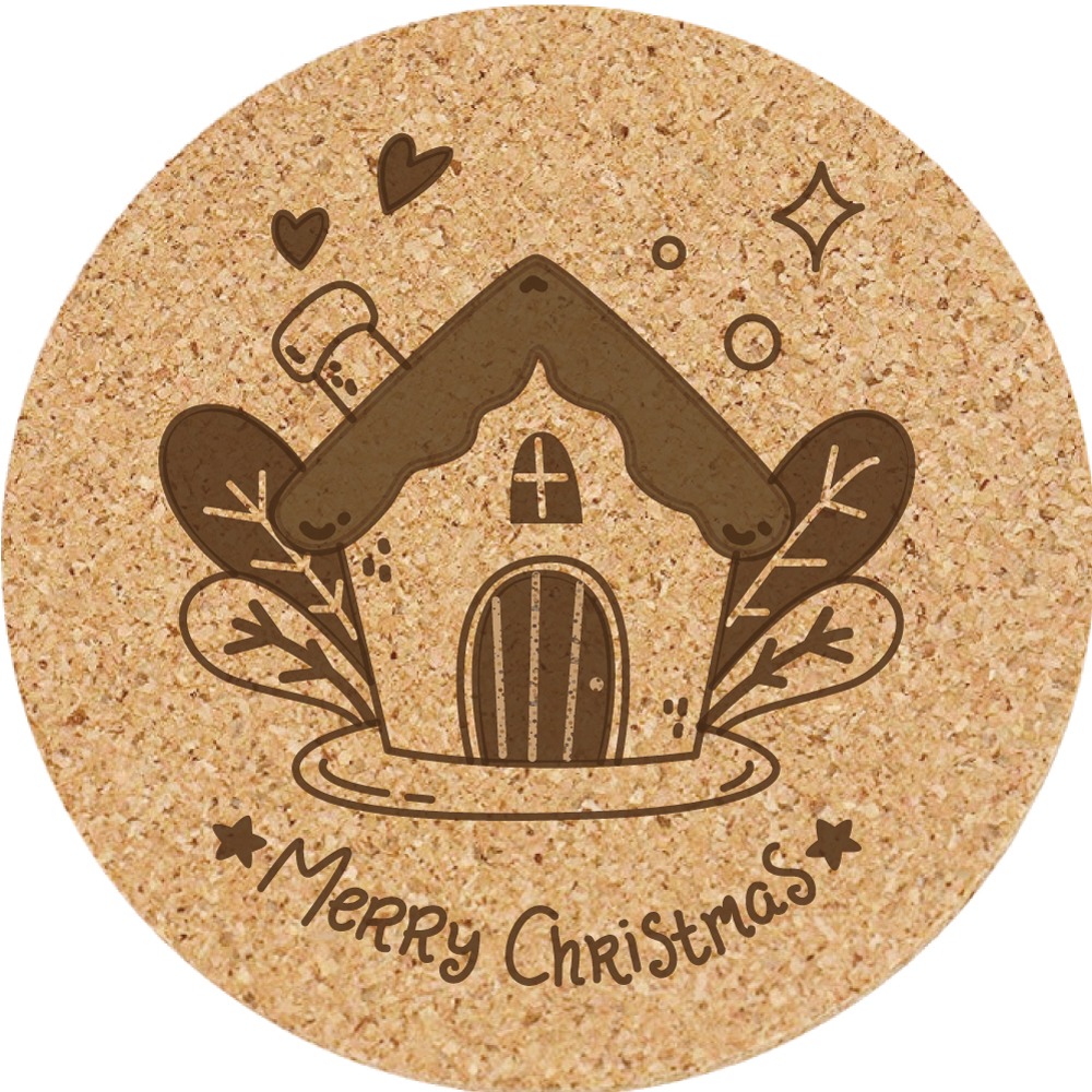 交換禮物【聖誕節】軟木杯墊 聖誕禮物 杯墊 客製化禮品 店來店禮 小禮物 活動贈品 生日禮物-規格圖5