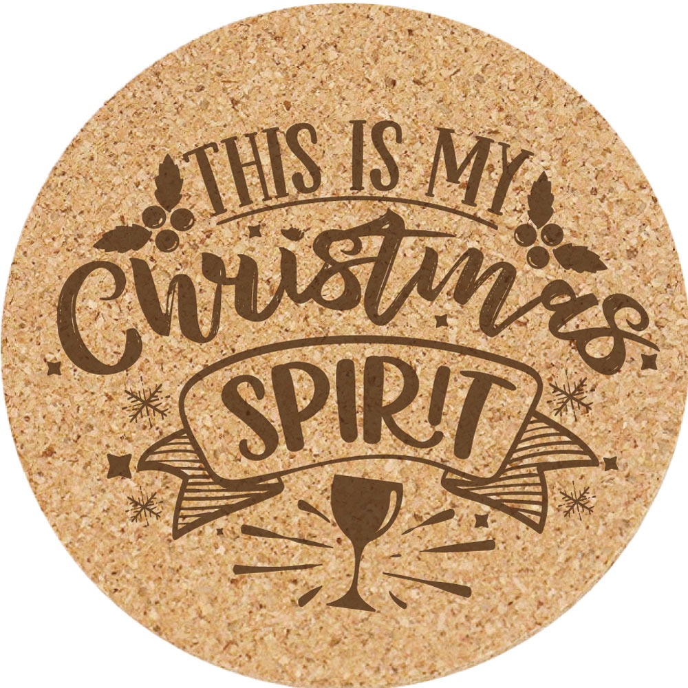 聖誕軟木杯墊 E03