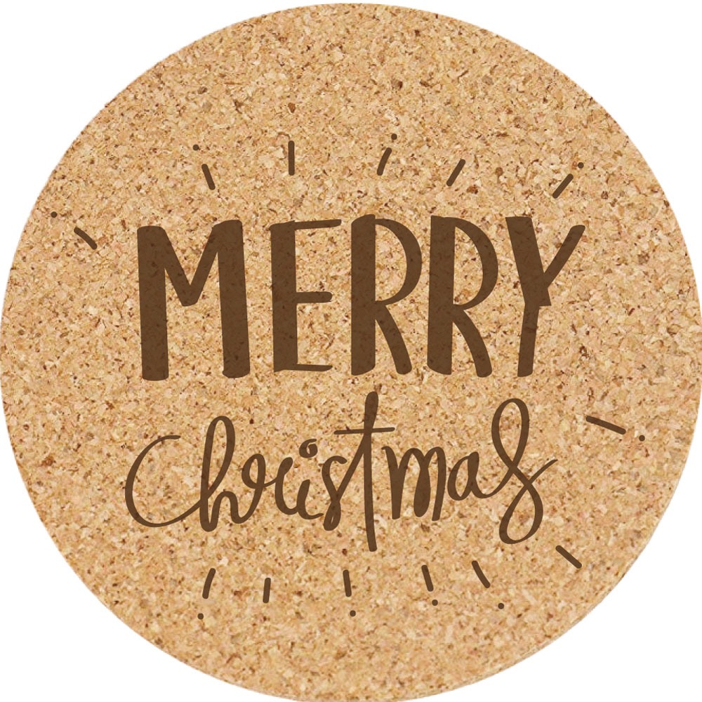 交換禮物【聖誕節】軟木杯墊 聖誕禮物 杯墊 客製化禮品 店來店禮 小禮物 活動贈品 生日禮物-規格圖5