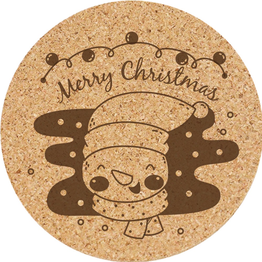 聖誕軟木杯墊 F05