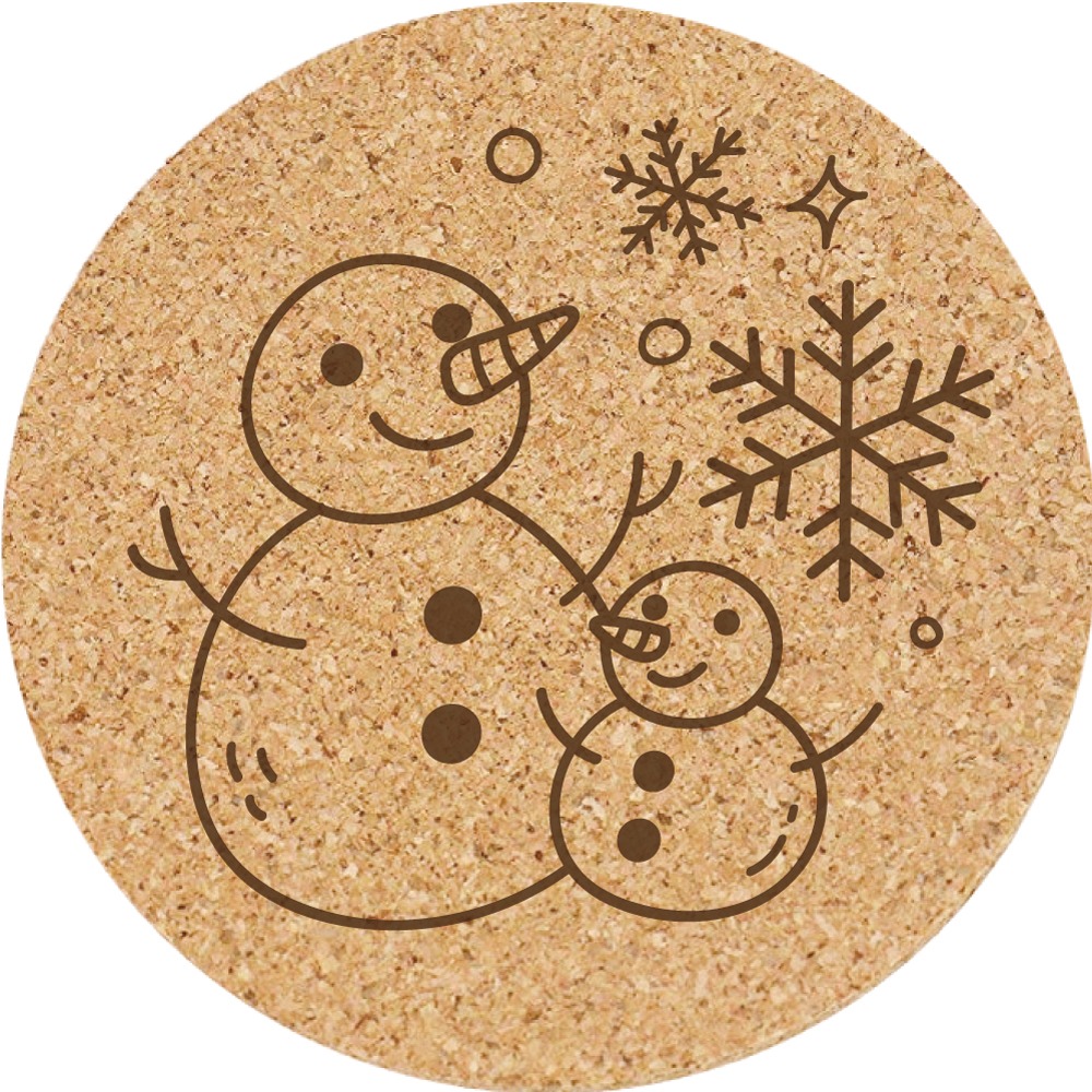 交換禮物【聖誕節】軟木杯墊 聖誕禮物 杯墊 客製化禮品 店來店禮 小禮物 活動贈品 生日禮物-規格圖5