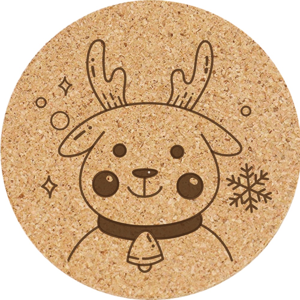 聖誕軟木杯墊 B01