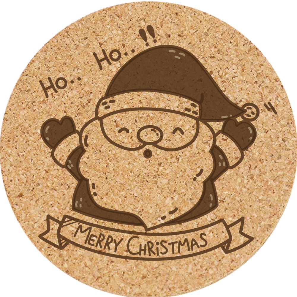 聖誕軟木杯墊 B04