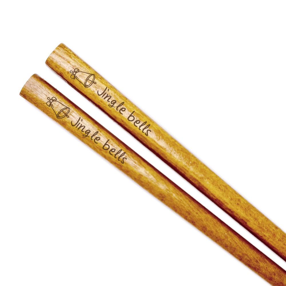 【聖誕限定原木筷】聖誕筷子 聖誕禮物 筷子 禮品 交換禮物 筷子 木筷-規格圖4