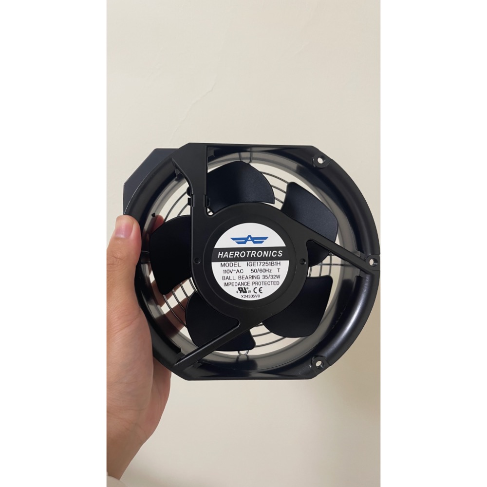 【台灣製工廠價】AC17公分六吋風扇 鋁框交流風扇 AC排風扇 17公分 散熱風扇 超強力抽風機 抽風扇排-細節圖4