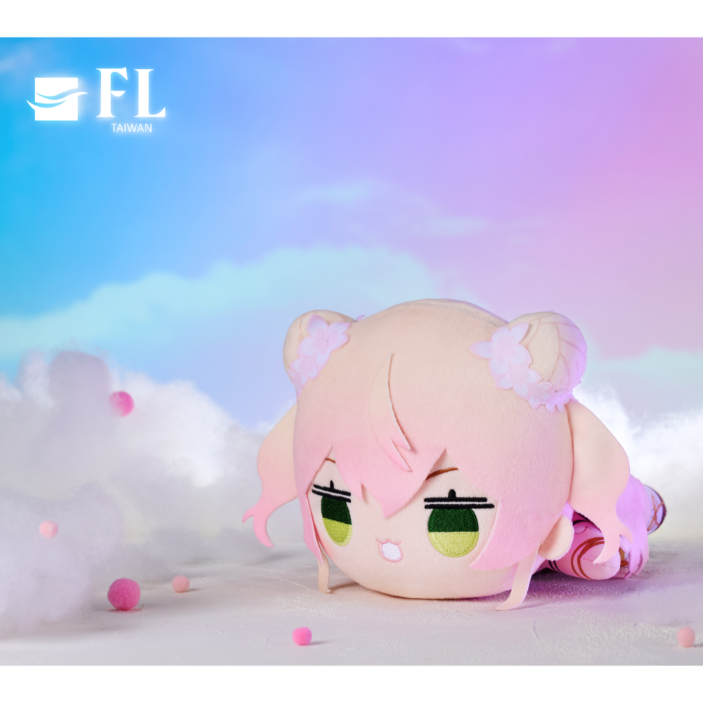 桃鈴音音-絨毛趴姿娃娃-細節圖3