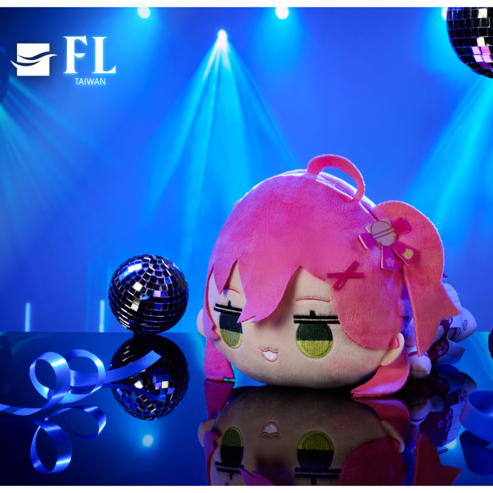 櫻巫女-絨毛趴姿娃娃-細節圖3